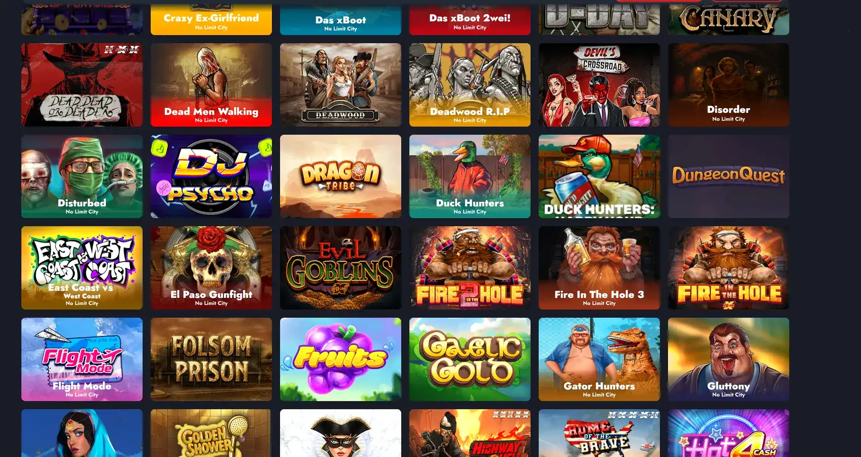 Интерфейс казино Слотозал с игровыми автоматами на экране